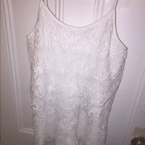 francesca’s • white place romper